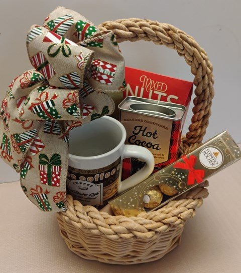 Hot Cocoa Classic Christmas Basket - KJ Paula Gift Baskets