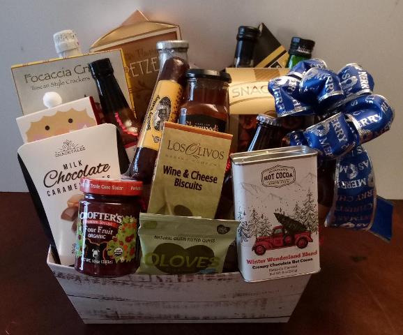 Deluxe Hot Chocolate Mix Gift Basket - KJ Paula Gift Baskets