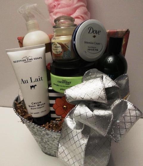 Bath and Body Condolence Gift Basket - KJ Paula Gift Baskets