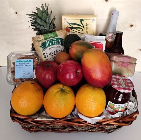 Fresh Fruit & Gourmet Snack Gift Basket | Boston Delivery - KJ Paula Gift Baskets