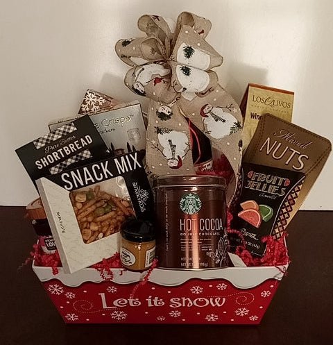 Hot Chocolate Christmas Gift Basket - KJ Paula Gift Baskets