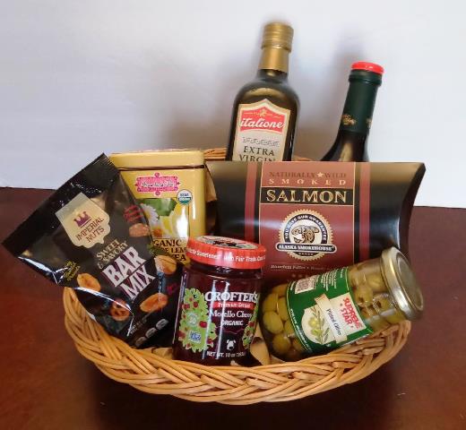 Corporate Client Gourmet Gift Basket - KJ Paula Gift Baskets