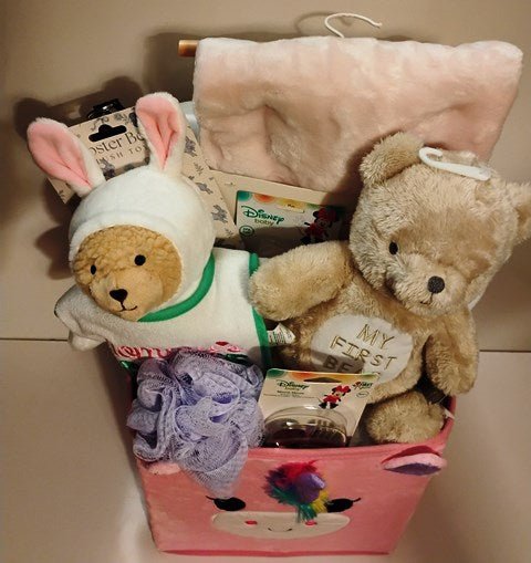 Baby Girl Gift Set Gift Basket Boston MA - KJ Paula Gift Baskets