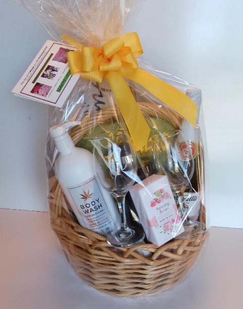 KJ Paula Body Products Spa Gift Basket - KJ Paula Gift Baskets