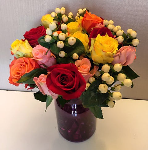 Last Minute Christmas Flower Bouquet- Boston Delivery