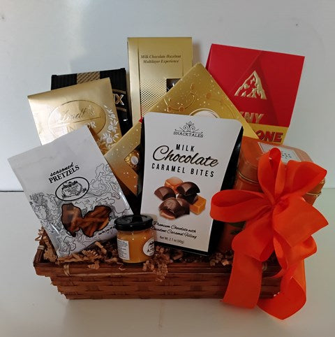 Sweetest chocolate gift basket for Boston delivery. Christmas and Holidays free delivery