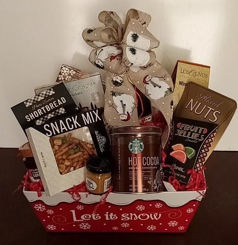 Merry Christmas Gift Basket-Boston Delivery - KJ Paula Gift Baskets