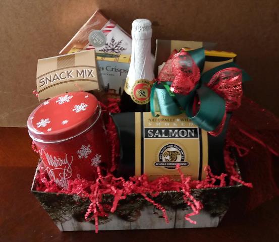 Merry Christmas Gift Basket-Boston Delivery - KJ Paula Gift Baskets