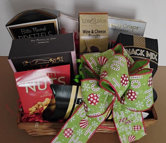 "Ho Ho Ho Christmas Snack and Chocolate Gift Box | Boston Holiday Delivery | KJ Paula"