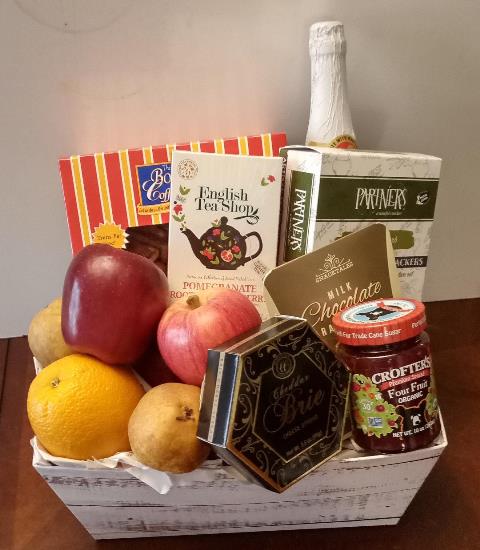 Fruits & Chocolates Gift Basket - KJ Paula Gift Baskets
