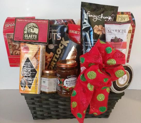 "Last Minute Funky Chunky Christmas Gift Basket | Boston Holiday Delivery | KJ Paula"