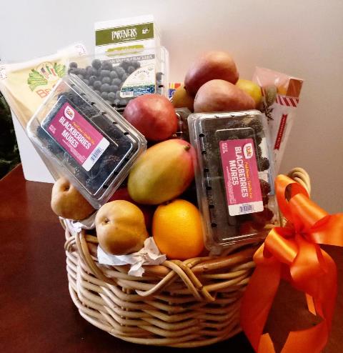"Premium Fruit Hamper and Gourmet Snack Gift Basket | Boston Delivery | KJ Paula Gift Baskets"
