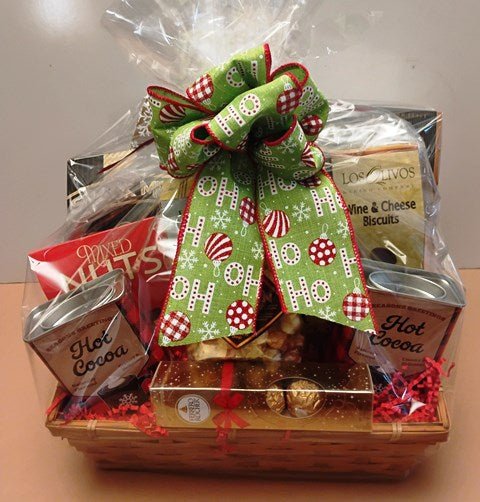 "Boston Holiday Snack and Truffle Gift Basket | Locally Made Chocolates | KJ Paula Gift Baskets"
