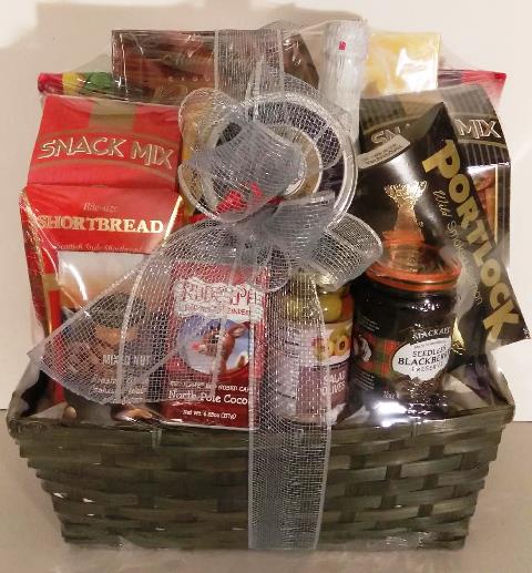 Hot cocoa Christmas gift basket available for delivery in Boston and within 30 miles radius of Boston, Massachusetts 02199