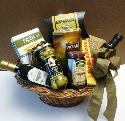 Corporate Client Gourmet Gift Basket - KJ Paula Gift Baskets