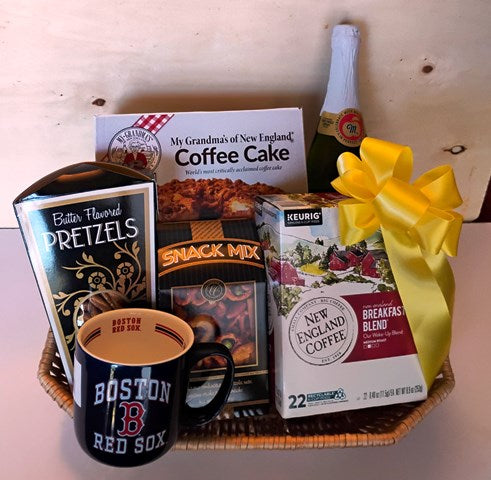 Coffee Cake Gift Basket | Coffee and Sports Mug | kJ Paula | Boston