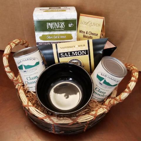 Boston Chowder Delight Gift Basket - KJ Paula Gift Baskets