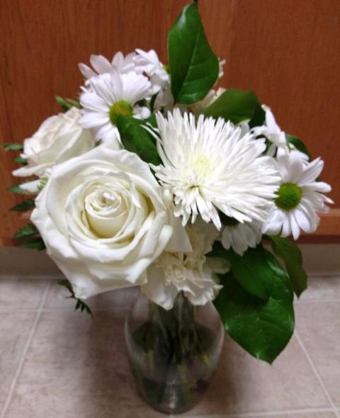 Sympathy flower arrangement for home delivery