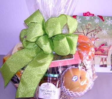 fresh pastry , crackers, cheese and fruits gift basket in Boston