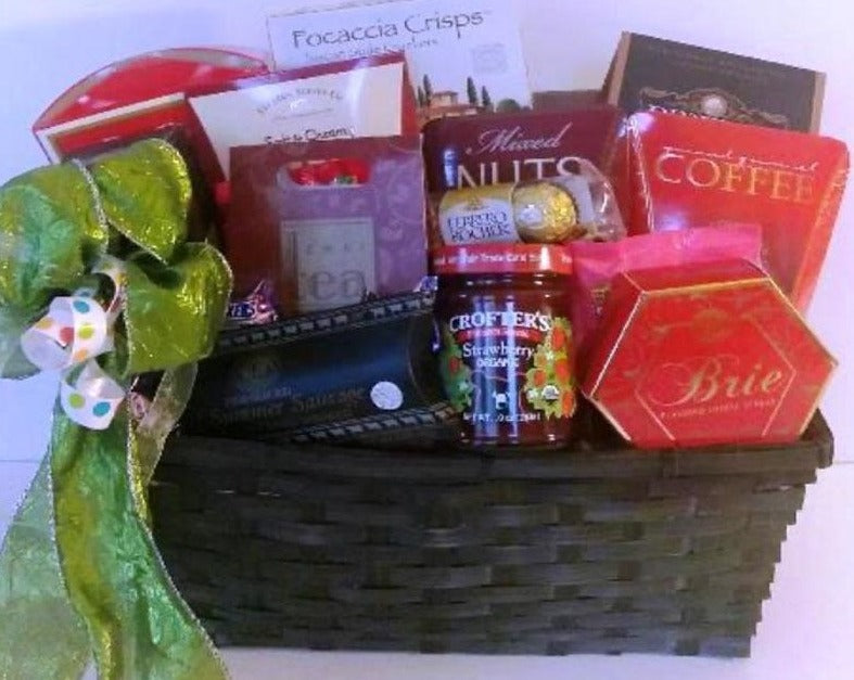 cheese and sausage gift basket near me for delivery. Christmas gifting, thank you and get well gift basket